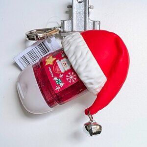 🎅 NWT Bath & Body Works Santa Claus Hat Pocketbac Holder